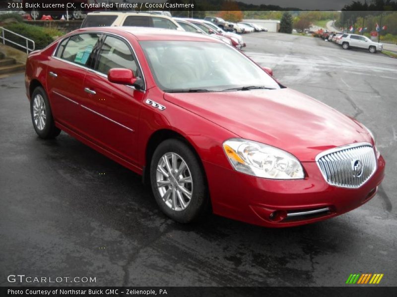 Crystal Red Tintcoat / Cocoa/Cashmere 2011 Buick Lucerne CX