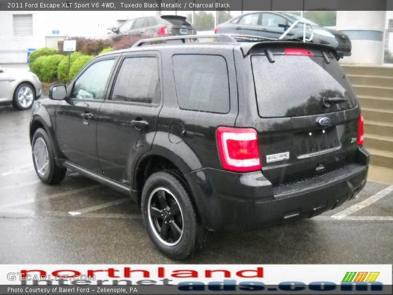 Tuxedo Black Metallic / Charcoal Black 2011 Ford Escape XLT Sport V6 4WD