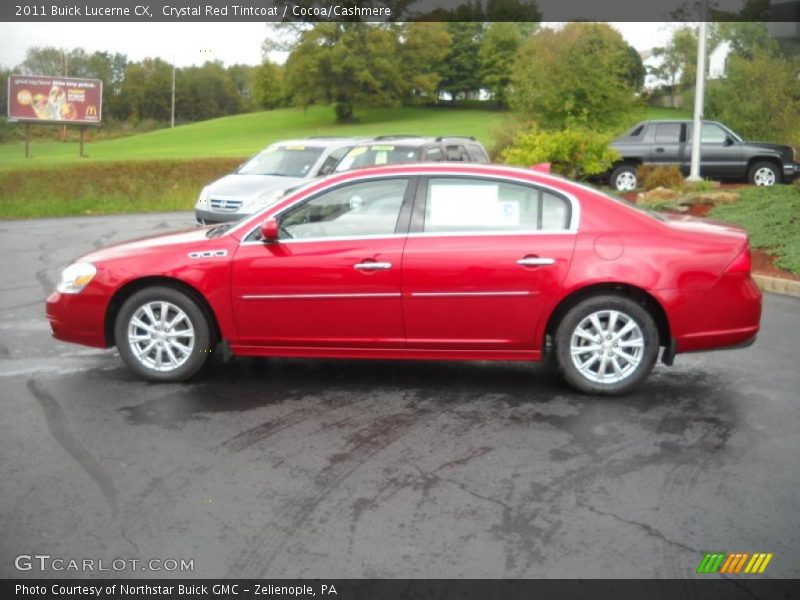 Crystal Red Tintcoat / Cocoa/Cashmere 2011 Buick Lucerne CX