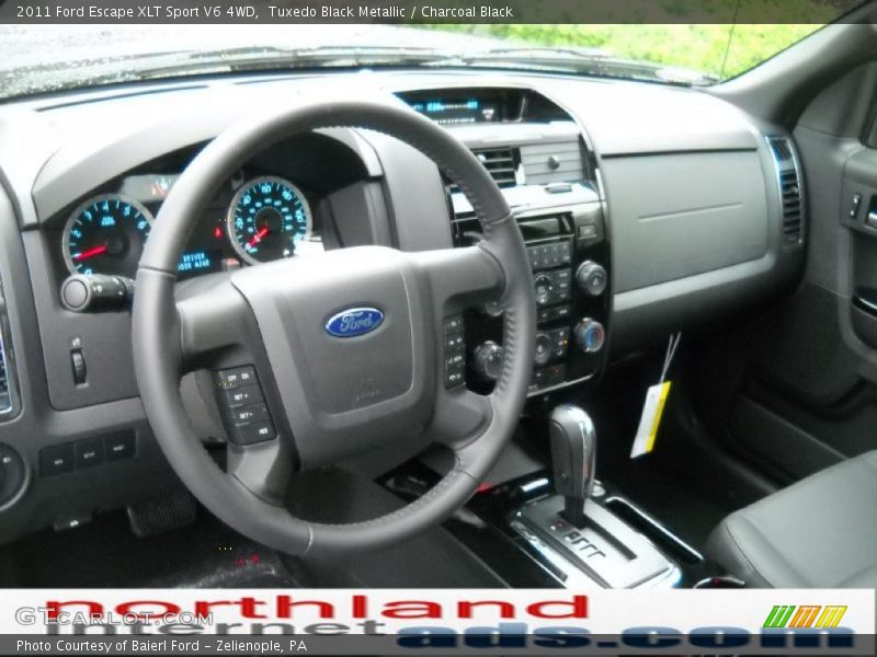 Tuxedo Black Metallic / Charcoal Black 2011 Ford Escape XLT Sport V6 4WD