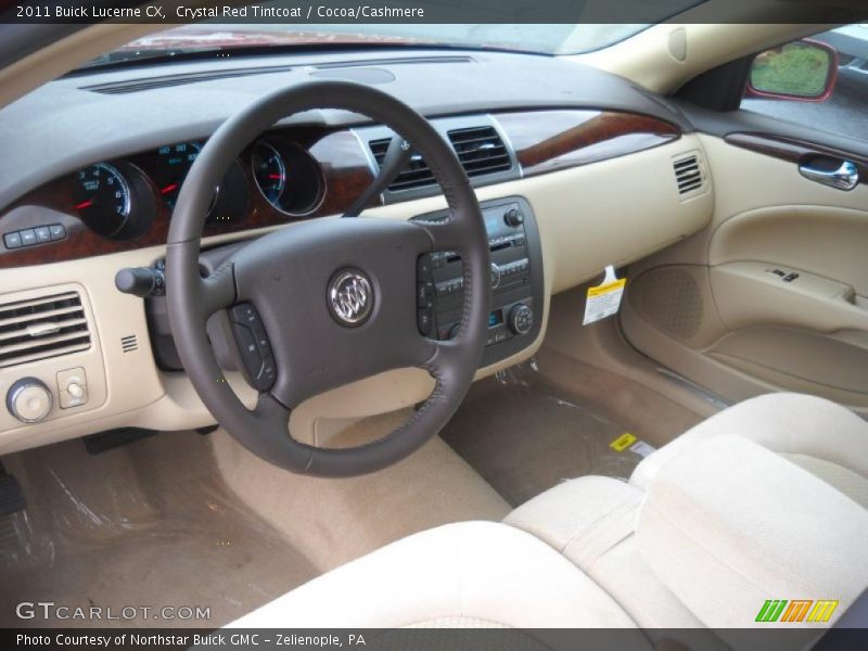 Crystal Red Tintcoat / Cocoa/Cashmere 2011 Buick Lucerne CX