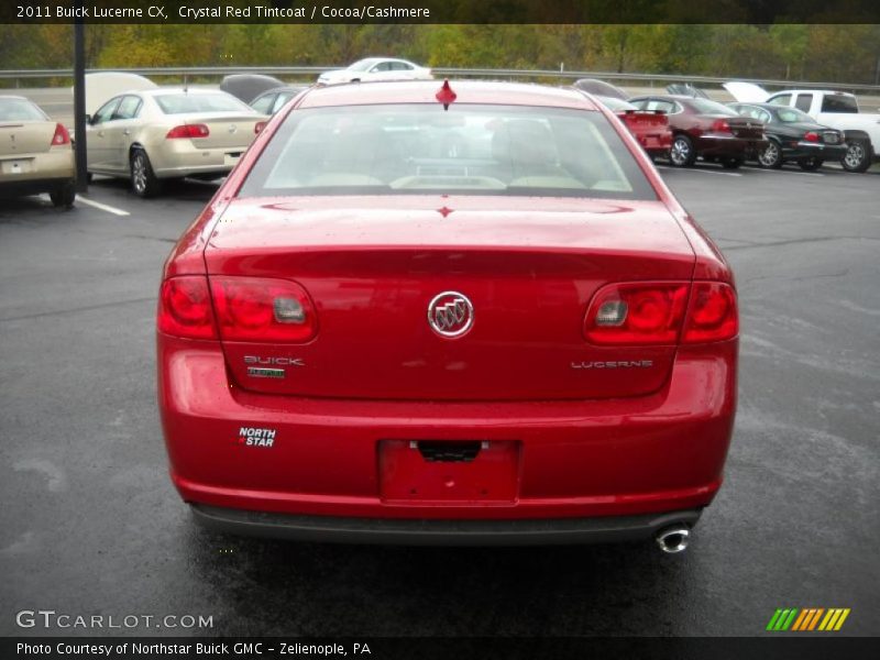 Crystal Red Tintcoat / Cocoa/Cashmere 2011 Buick Lucerne CX