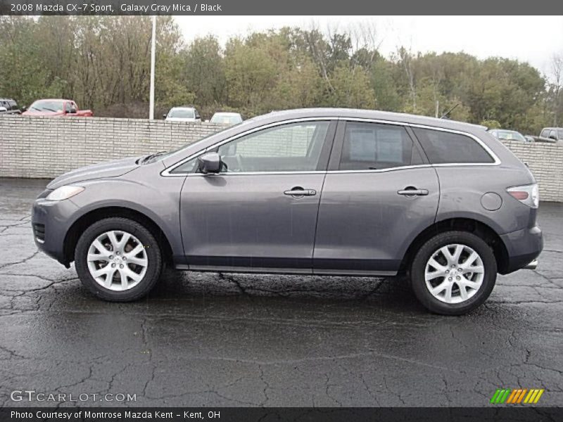 Galaxy Gray Mica / Black 2008 Mazda CX-7 Sport