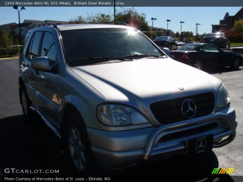 Brilliant Silver Metallic / Grey 1999 Mercedes-Benz ML 430 4Matic