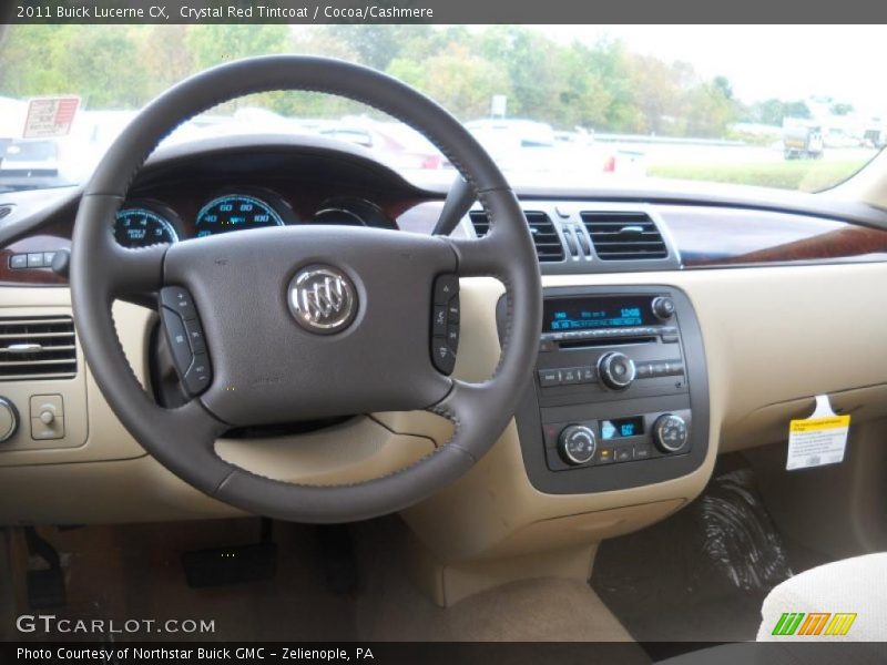 Crystal Red Tintcoat / Cocoa/Cashmere 2011 Buick Lucerne CX