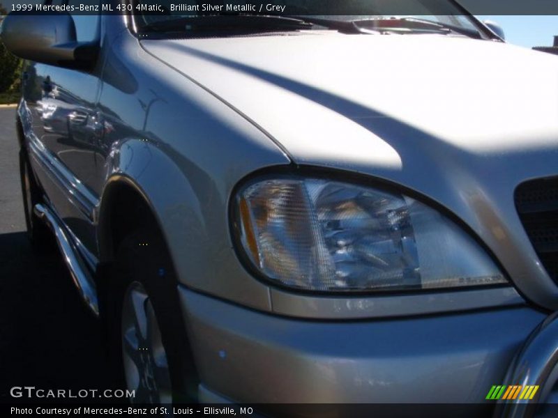Brilliant Silver Metallic / Grey 1999 Mercedes-Benz ML 430 4Matic