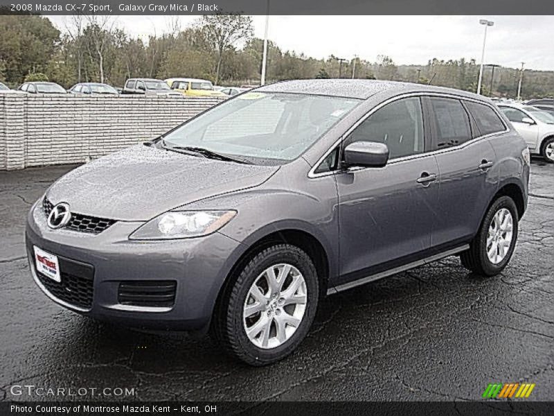 Galaxy Gray Mica / Black 2008 Mazda CX-7 Sport