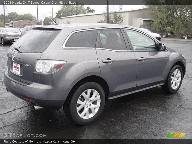 Galaxy Gray Mica / Black 2008 Mazda CX-7 Sport