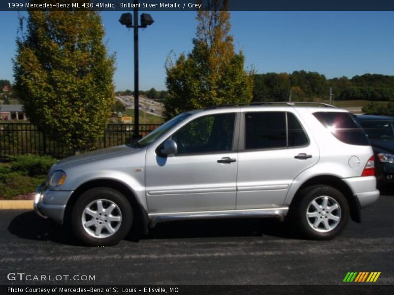 Brilliant Silver Metallic / Grey 1999 Mercedes-Benz ML 430 4Matic