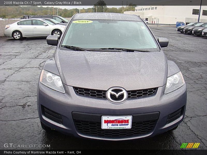 Galaxy Gray Mica / Black 2008 Mazda CX-7 Sport