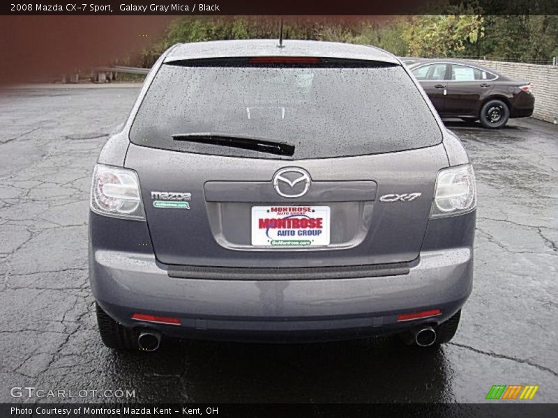 Galaxy Gray Mica / Black 2008 Mazda CX-7 Sport