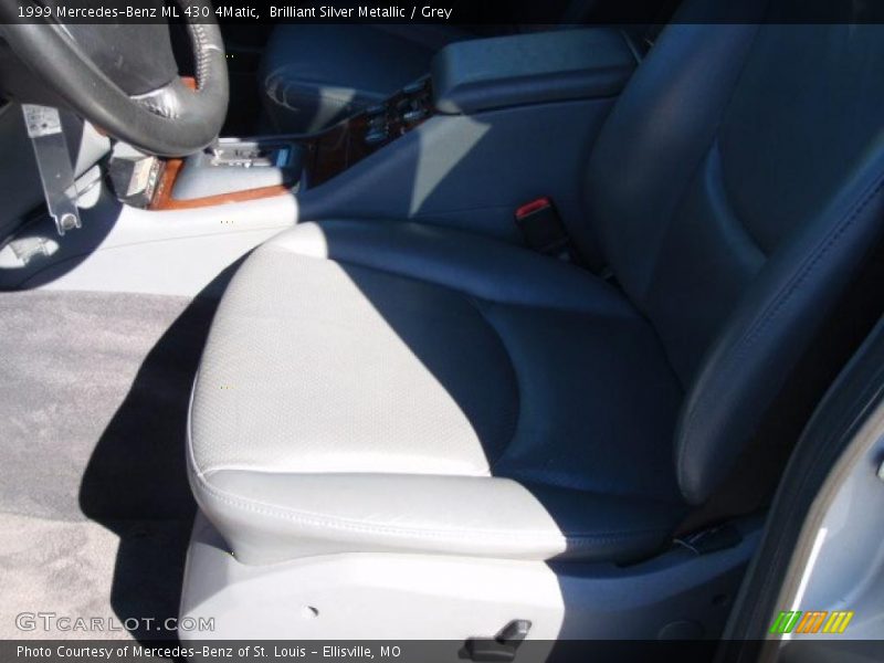Brilliant Silver Metallic / Grey 1999 Mercedes-Benz ML 430 4Matic