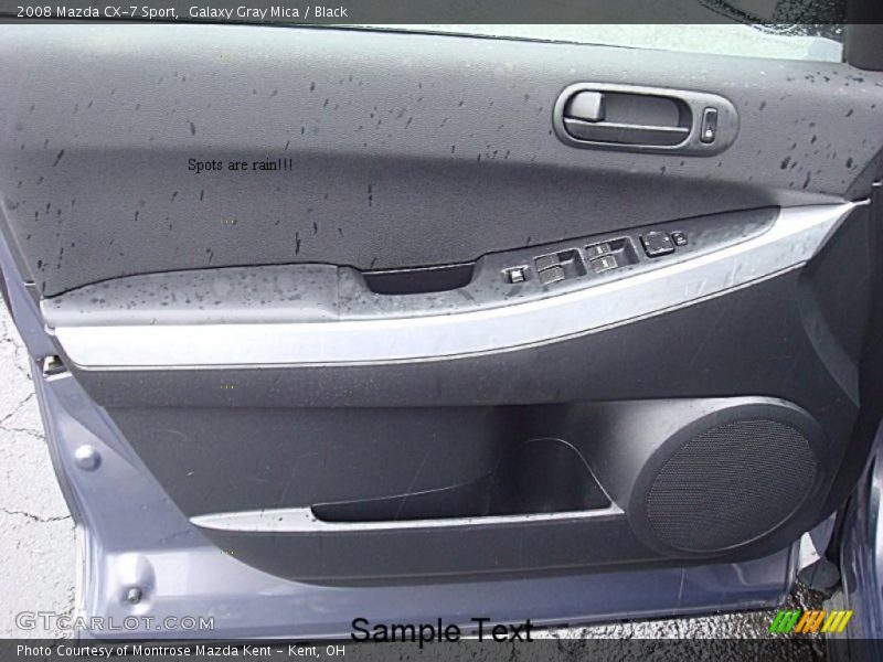 Galaxy Gray Mica / Black 2008 Mazda CX-7 Sport