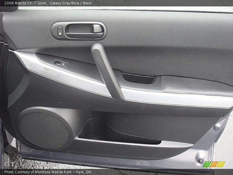 Galaxy Gray Mica / Black 2008 Mazda CX-7 Sport