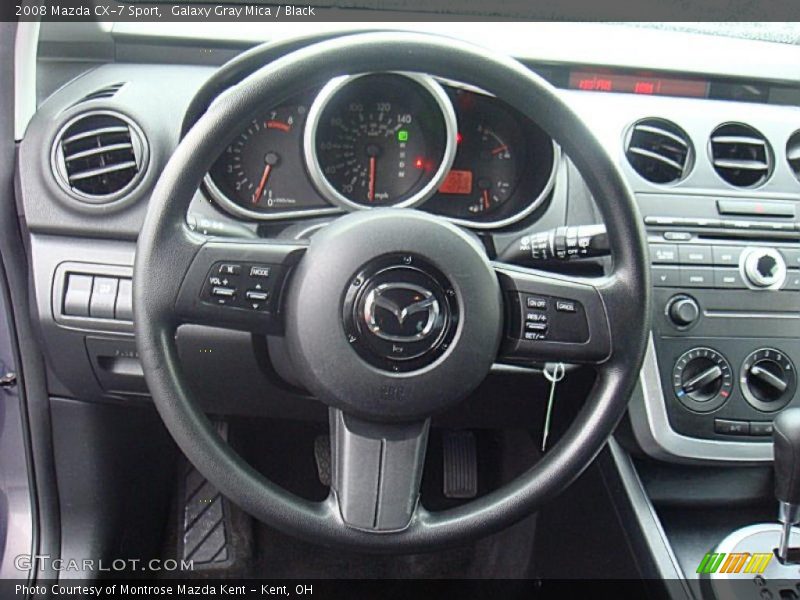 Galaxy Gray Mica / Black 2008 Mazda CX-7 Sport