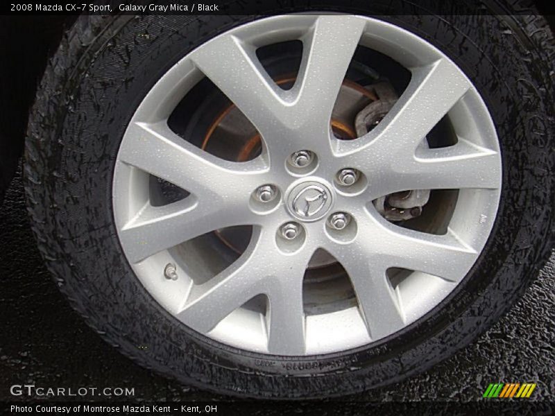 Galaxy Gray Mica / Black 2008 Mazda CX-7 Sport