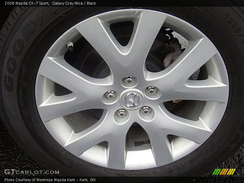 Galaxy Gray Mica / Black 2008 Mazda CX-7 Sport