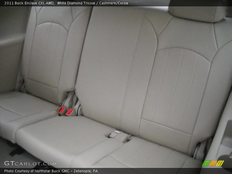 White Diamond Tricoat / Cashmere/Cocoa 2011 Buick Enclave CXL AWD