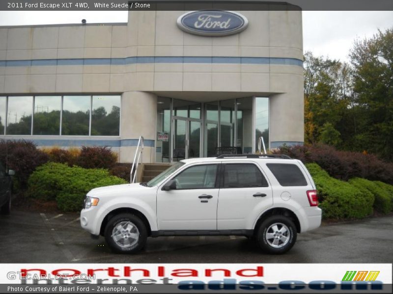 White Suede / Stone 2011 Ford Escape XLT 4WD