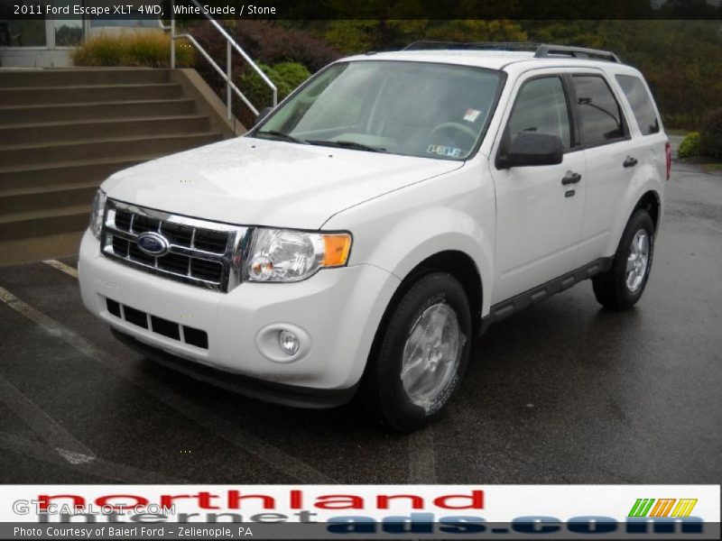 White Suede / Stone 2011 Ford Escape XLT 4WD
