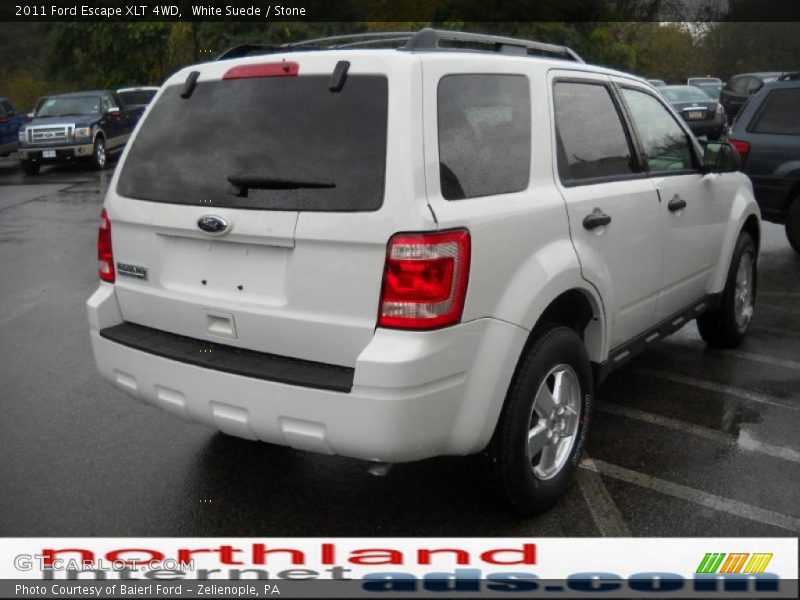 White Suede / Stone 2011 Ford Escape XLT 4WD