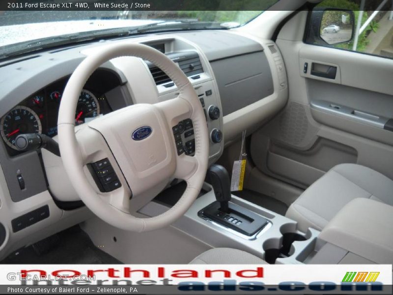 White Suede / Stone 2011 Ford Escape XLT 4WD