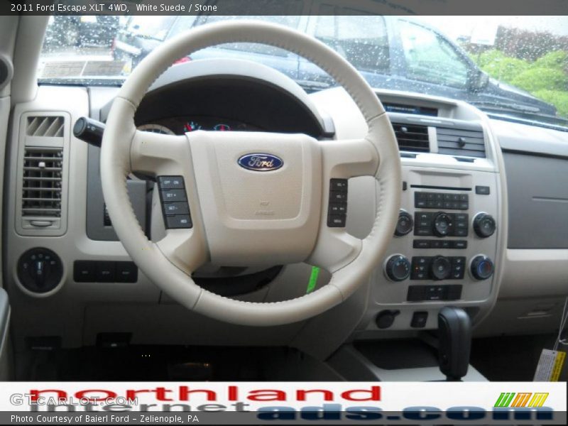 White Suede / Stone 2011 Ford Escape XLT 4WD