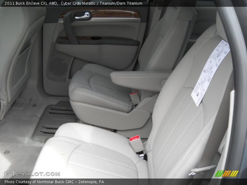 Cyber Gray Metallic / Titanium/Dark Titanium 2011 Buick Enclave CXL AWD
