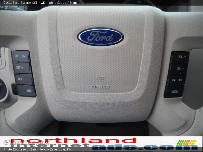 White Suede / Stone 2011 Ford Escape XLT 4WD