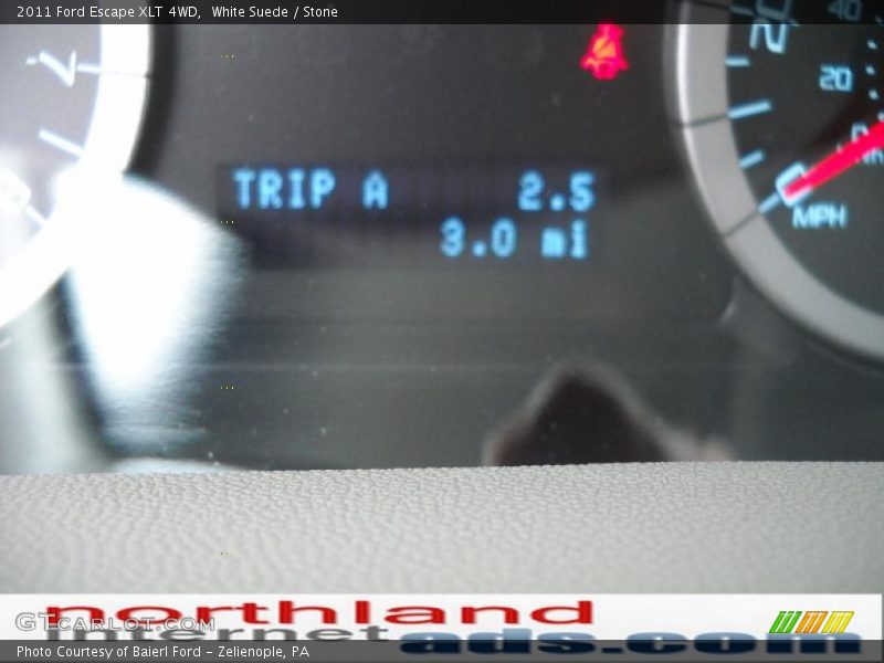 White Suede / Stone 2011 Ford Escape XLT 4WD
