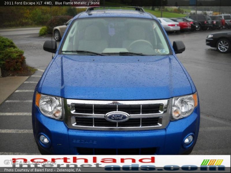 Blue Flame Metallic / Stone 2011 Ford Escape XLT 4WD