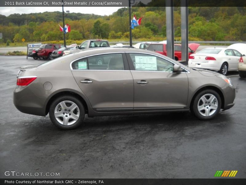 Mocha Steel Metallic / Cocoa/Cashmere 2011 Buick LaCrosse CX