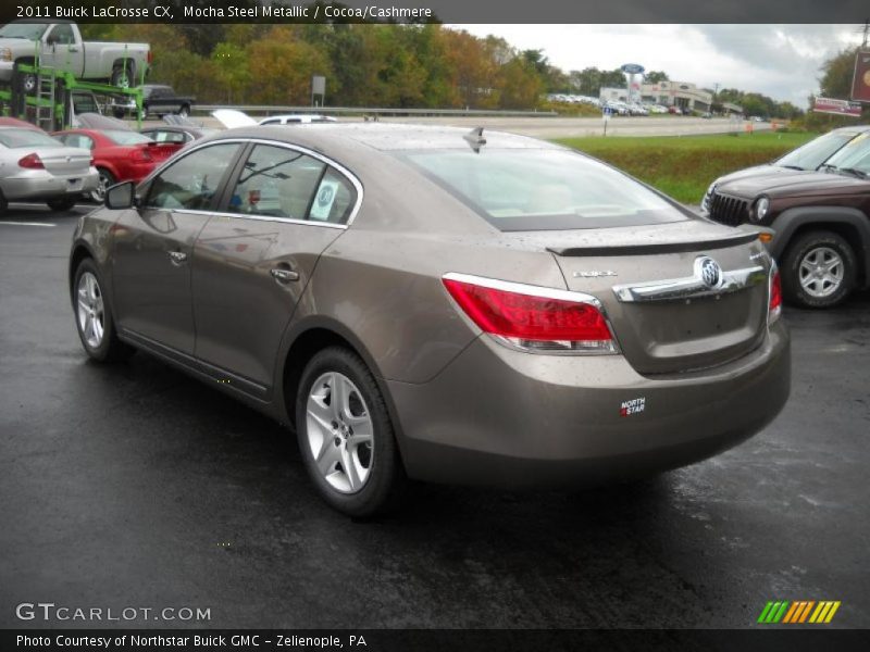 Mocha Steel Metallic / Cocoa/Cashmere 2011 Buick LaCrosse CX