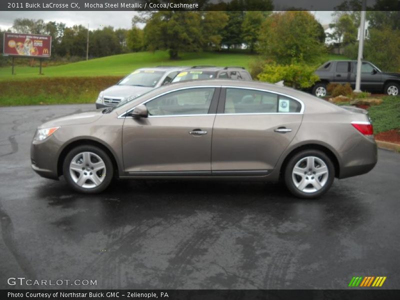 Mocha Steel Metallic / Cocoa/Cashmere 2011 Buick LaCrosse CX