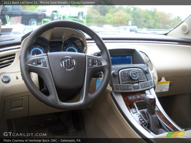 Mocha Steel Metallic / Cocoa/Cashmere 2011 Buick LaCrosse CX