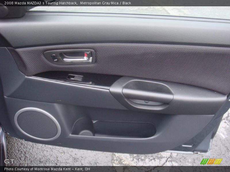Metropolitan Gray Mica / Black 2008 Mazda MAZDA3 s Touring Hatchback