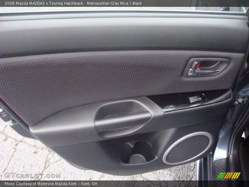 Metropolitan Gray Mica / Black 2008 Mazda MAZDA3 s Touring Hatchback