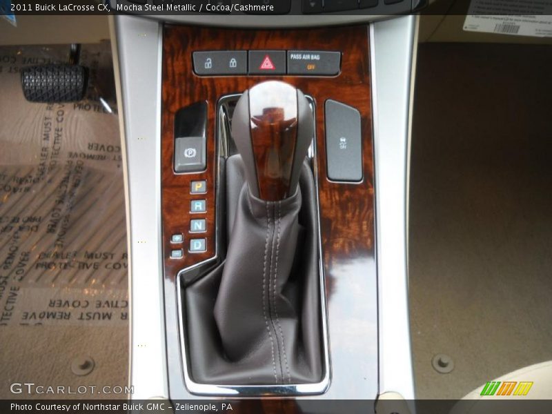 Mocha Steel Metallic / Cocoa/Cashmere 2011 Buick LaCrosse CX