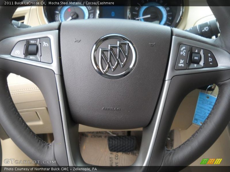 Mocha Steel Metallic / Cocoa/Cashmere 2011 Buick LaCrosse CX