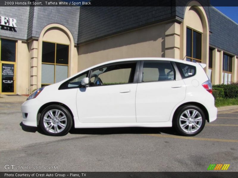 Taffeta White / Sport Black 2009 Honda Fit Sport
