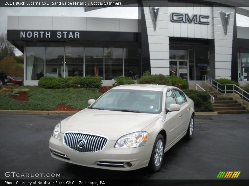 Sand Beige Metallic / Cocoa/Cashmere 2011 Buick Lucerne CXL
