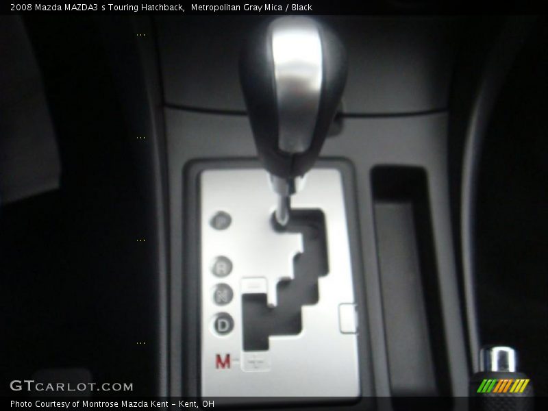Metropolitan Gray Mica / Black 2008 Mazda MAZDA3 s Touring Hatchback
