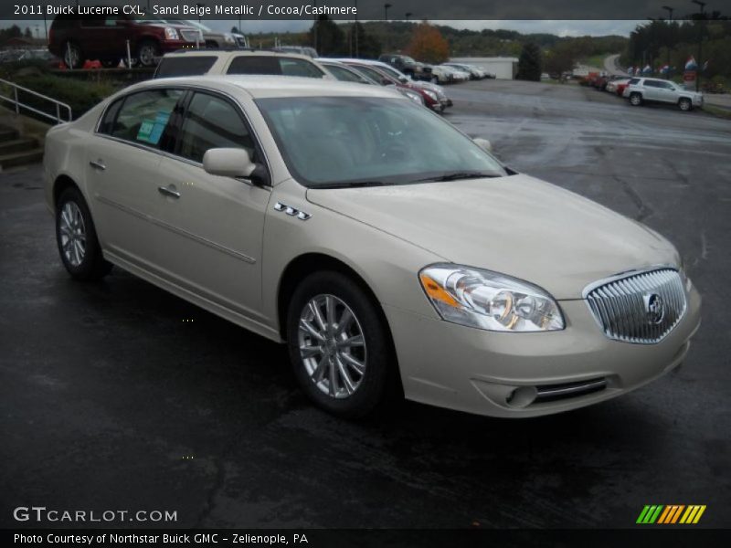 Sand Beige Metallic / Cocoa/Cashmere 2011 Buick Lucerne CXL
