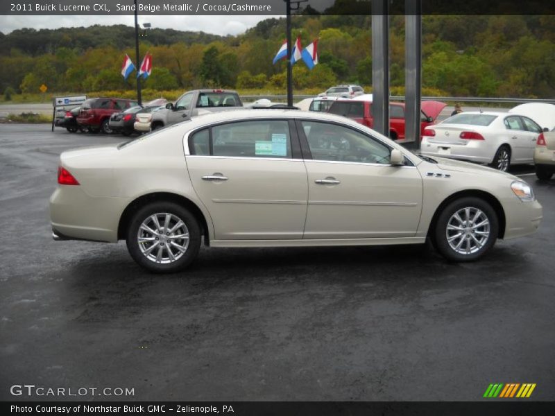 Sand Beige Metallic / Cocoa/Cashmere 2011 Buick Lucerne CXL