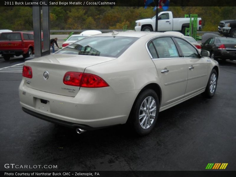 Sand Beige Metallic / Cocoa/Cashmere 2011 Buick Lucerne CXL
