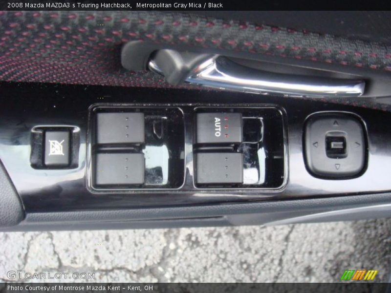 Metropolitan Gray Mica / Black 2008 Mazda MAZDA3 s Touring Hatchback