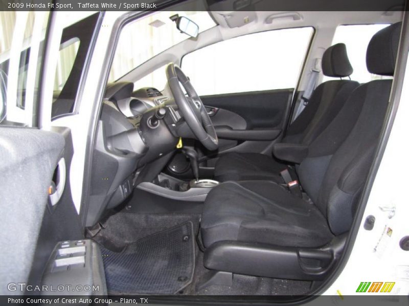 Taffeta White / Sport Black 2009 Honda Fit Sport