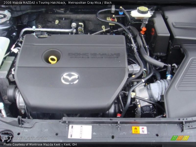 Metropolitan Gray Mica / Black 2008 Mazda MAZDA3 s Touring Hatchback