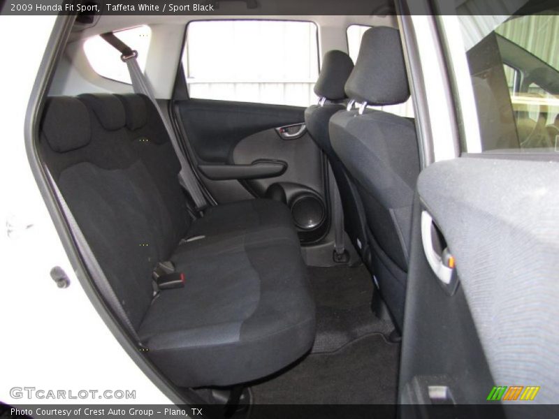 Taffeta White / Sport Black 2009 Honda Fit Sport