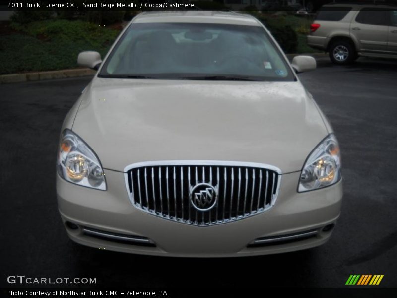 Sand Beige Metallic / Cocoa/Cashmere 2011 Buick Lucerne CXL